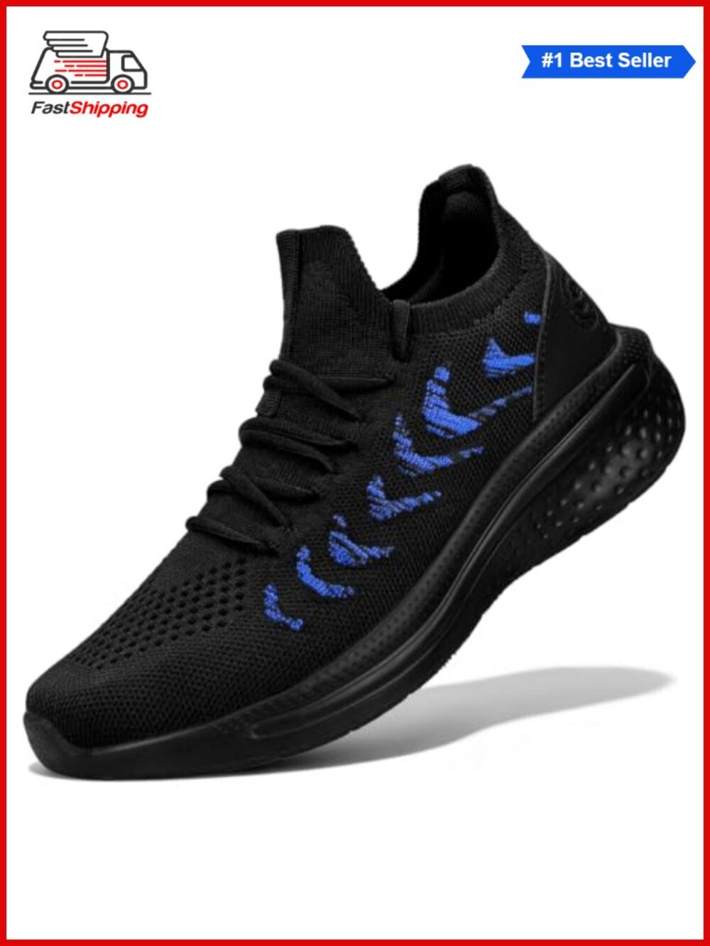 ✨ Womens Breathable Mesh Walking Running Shoes Slip-On Lightweight Tennis